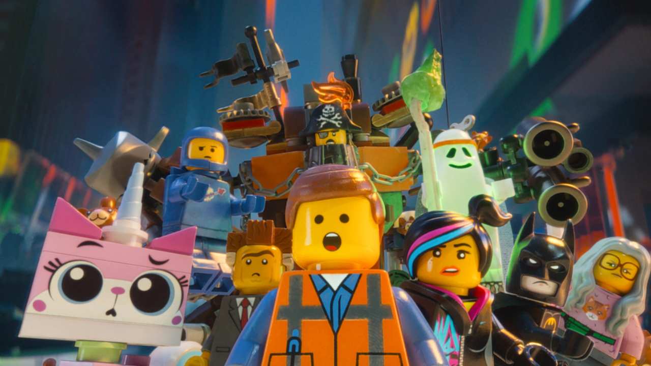 a group of Lego characters